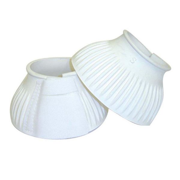 Picture of Ribbed Bell Boots with Touch Tape - Cob - White