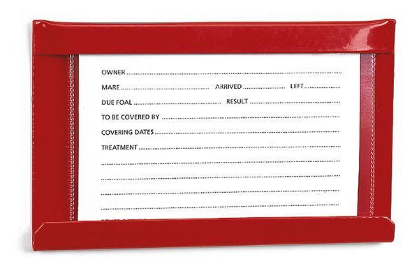 Picture of Stud Card Holder - Large - Red