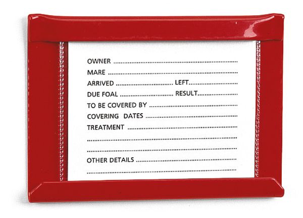 Picture of Stud Card Holder - Small - Red