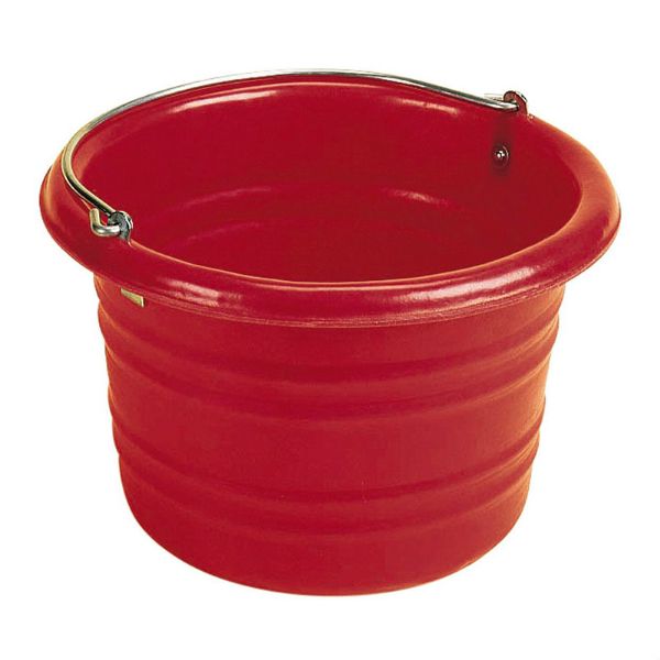 Picture of S43 Jumbo Water/Feed Bucket Red **