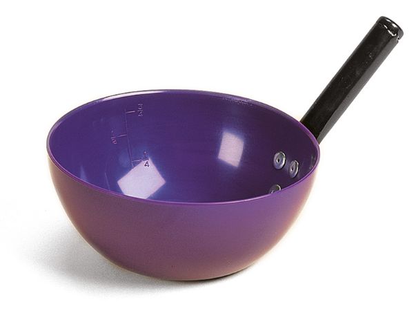 Picture of Round Plastic Feed Scoop - 2lt - Purple