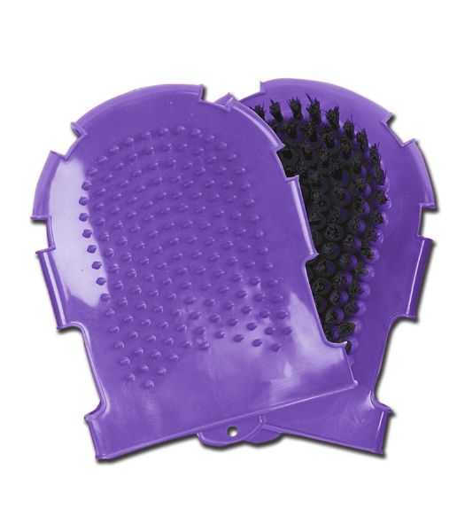 Picture of Grooming and Washing Glove  - Purple
