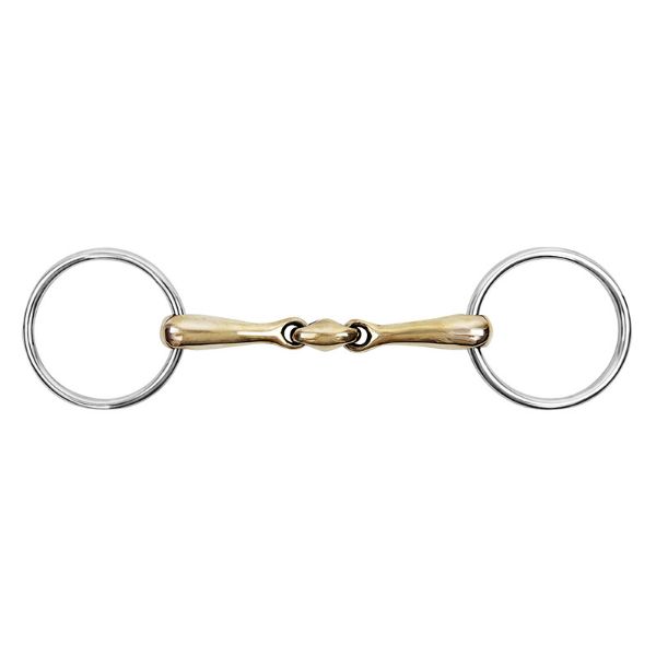 Picture of Cupris Solid Double Jointed Snaffle - 13.5cm/5.25"