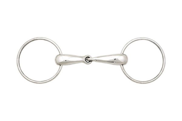 Picture of Normal Ring Hollow Mouth Snaffle (Thick)  - 11.5cm/4.5"