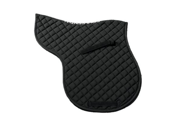 Picture of Cotton Quilted Numnah - Cob - Black