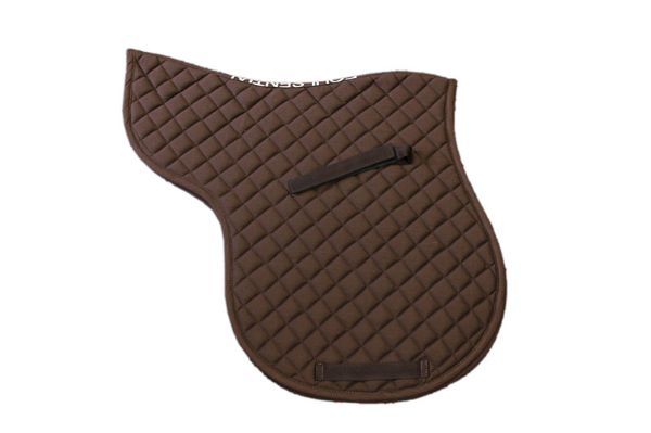 Picture of Cotton Quilted Numnah - Cob - Brown