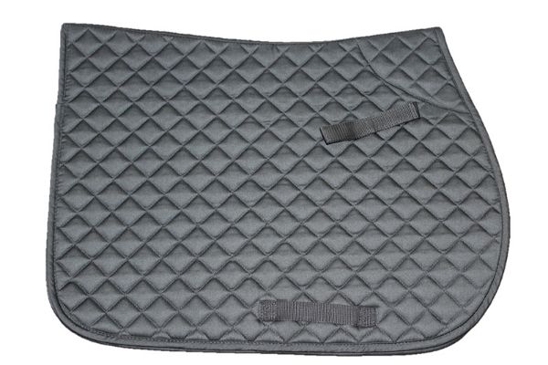 Picture of Cotton Quilted Saddlecloth - Pony - Black