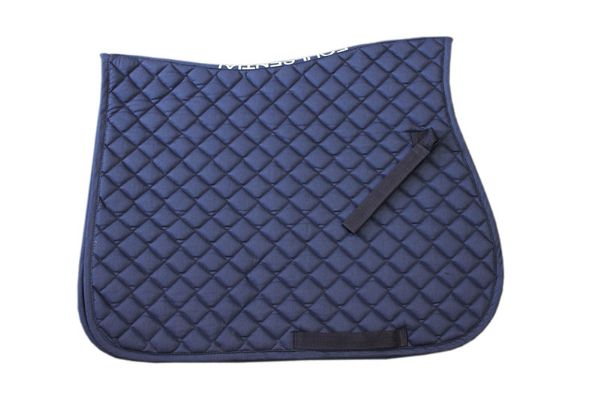 Picture of Cotton Quilted Saddlecloth - Pony - Navy