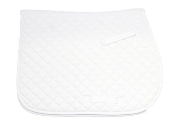 Picture of Cotton Quilted Saddlecloth - Full - White