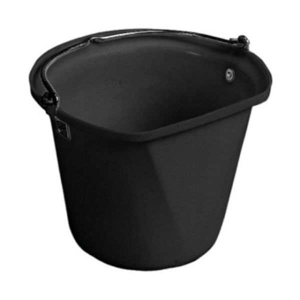 Picture of Flat Sided Hanging Bucket - 18lt - Black