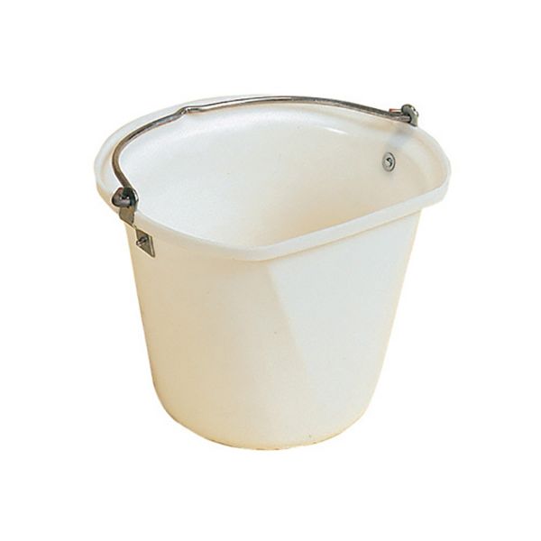 Picture of Flat Sided Hanging Bucket - 14lt - White