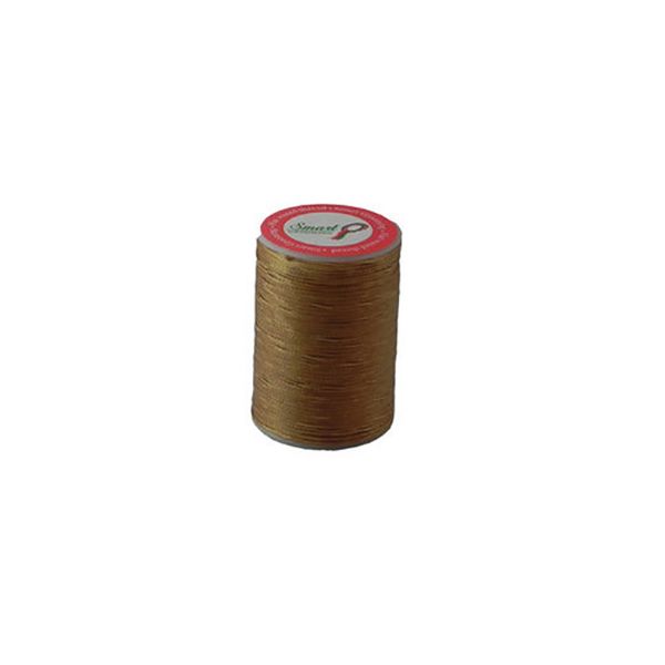 Picture of Smart Grooming Flat Wax Plaiting Thread  - 90m - Chestnut