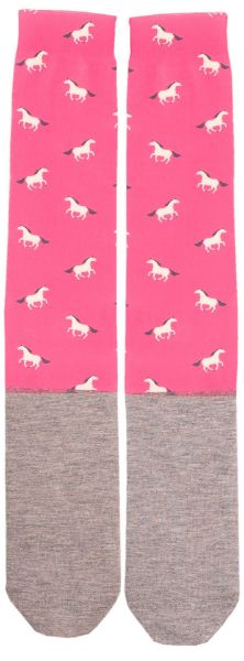 Picture of Equi-sential Happy Socks - Pink Pony - Ladies