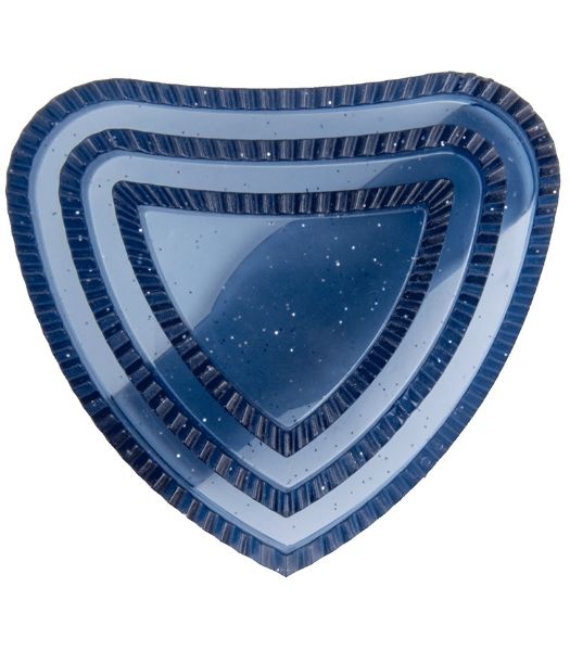 Picture of Lucky Heart Curry Comb - Night Blue