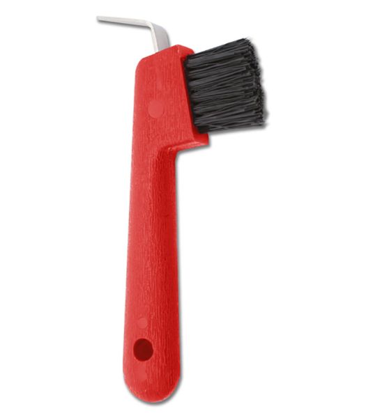 Picture of Hoofpick with Brush - Red - Loose