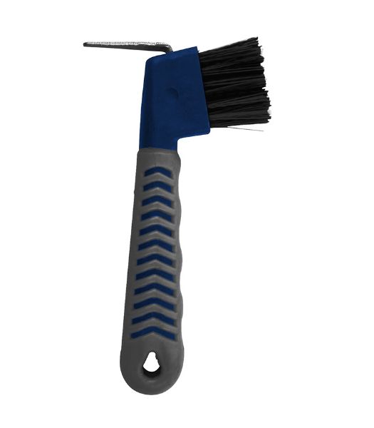 Picture of Grippy Hoof Pick Brush - Azure Blue/Grey