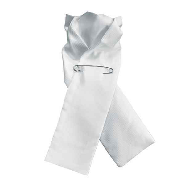 Picture of Plain Ready-Tied Stock - White