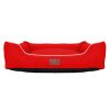 Picture of Beddies Waterproof Lounger - Red/Grey - Small