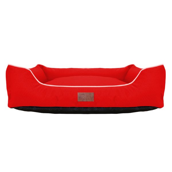 Picture of Beddies Waterproof Lounger - Red/Grey - Small