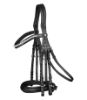 Picture of X-Line Supersoft Double Bridle Black Full