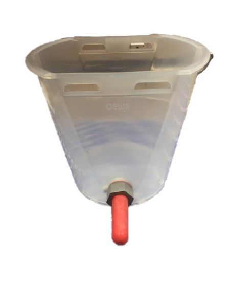 Picture of Single Calf Bucket with Teat & Valve - Clear