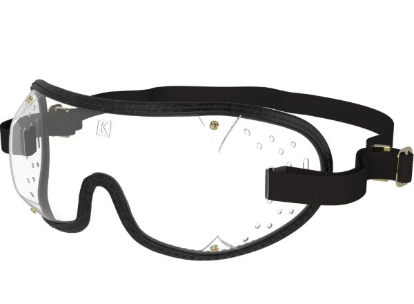 Picture of Triple Slot Clear Goggles - Black