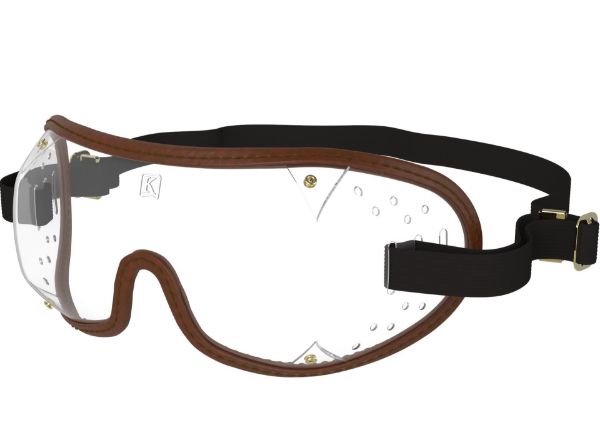 Picture of Triple Slot Clear Goggles - Brown