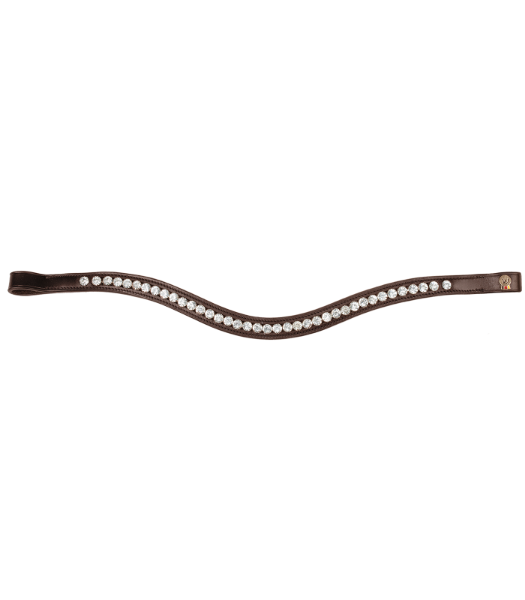 Picture of X-Line Browband Classic - Brown - Cob 